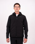 Men's Windward Thermal Hoody in Black — studio front view