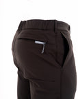 Windward Thermal Pant in Black — zippered rear pocket detail