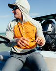 Men’s Long Run Hooded Solar Henley