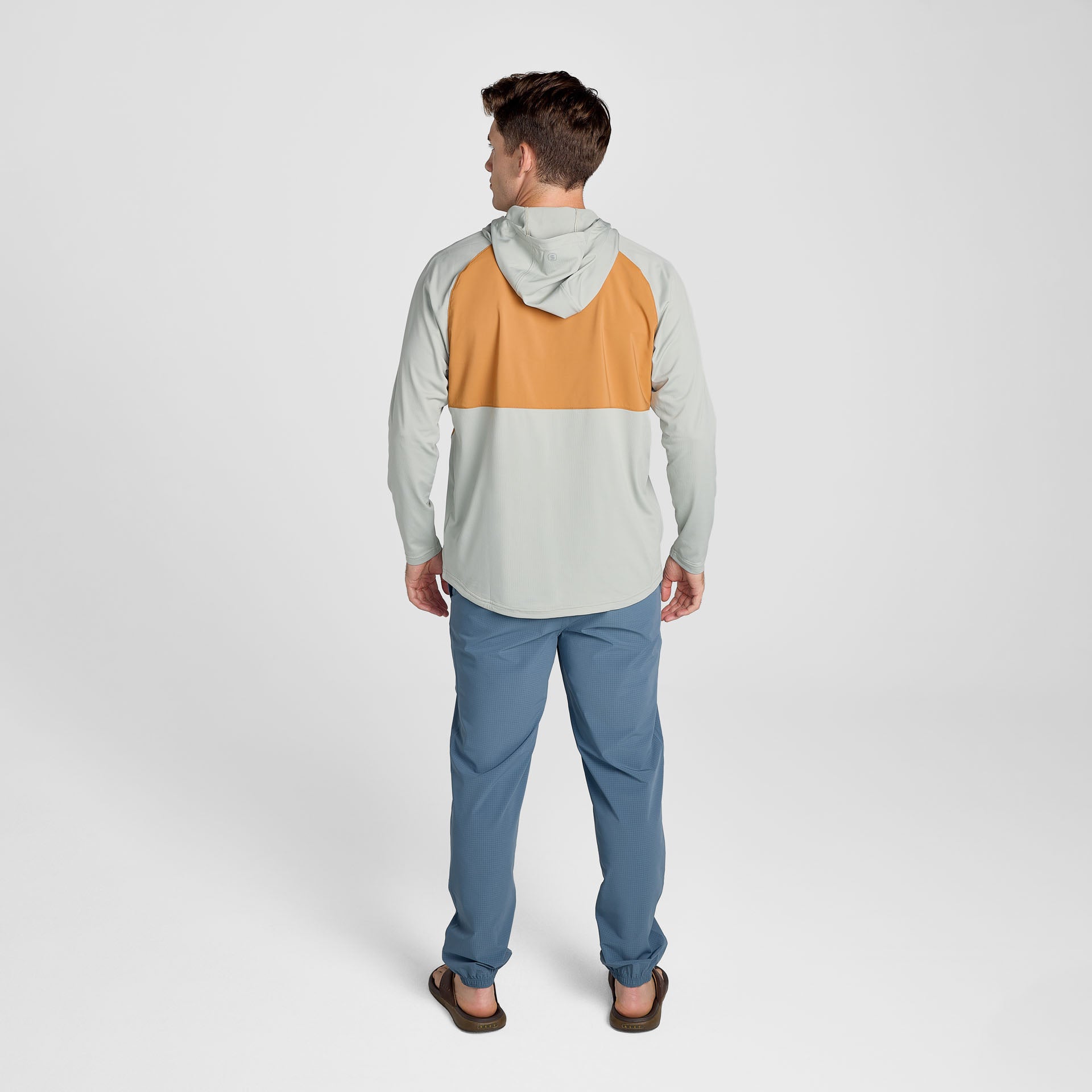 Men’s Long Run Hooded Solar Henley