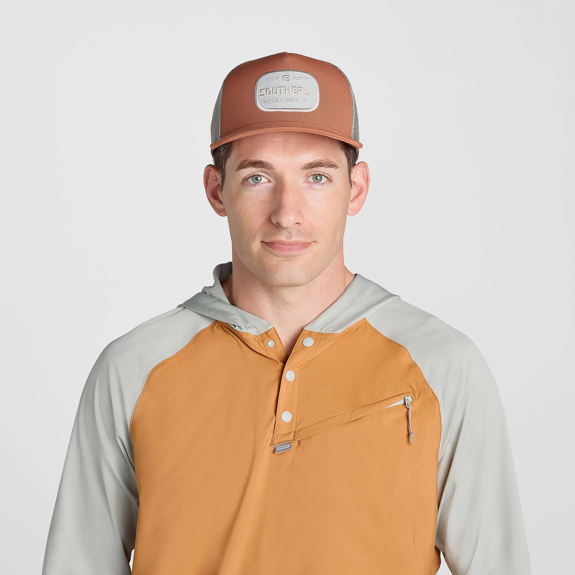 Men’s Long Run Hooded Solar Henley