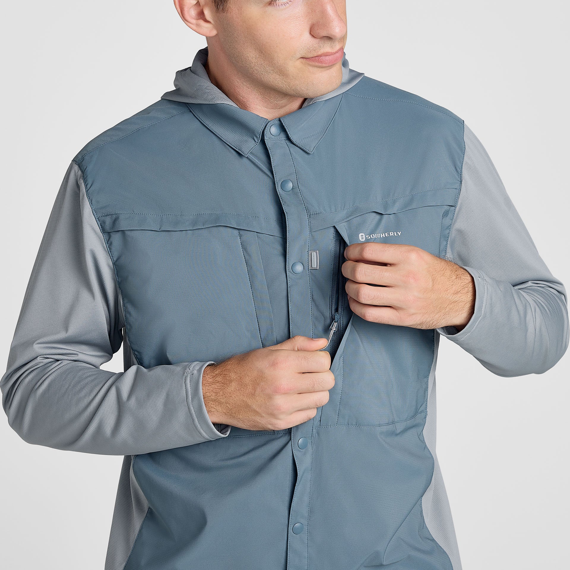 Men’s Long Run Hooded Fishing Shirt