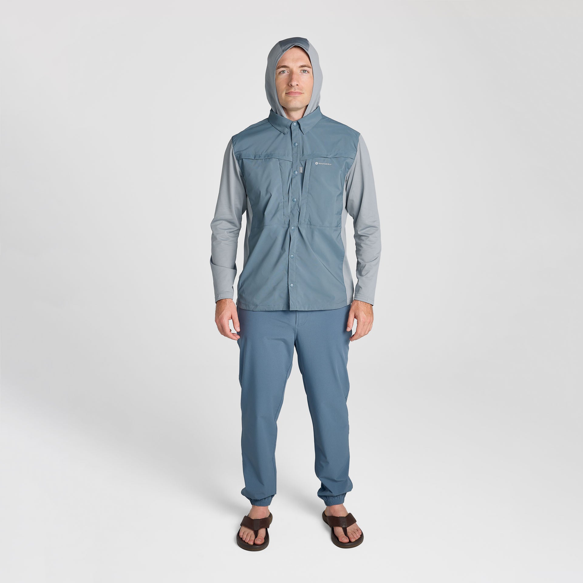 Men’s Long Run Hooded Fishing Shirt