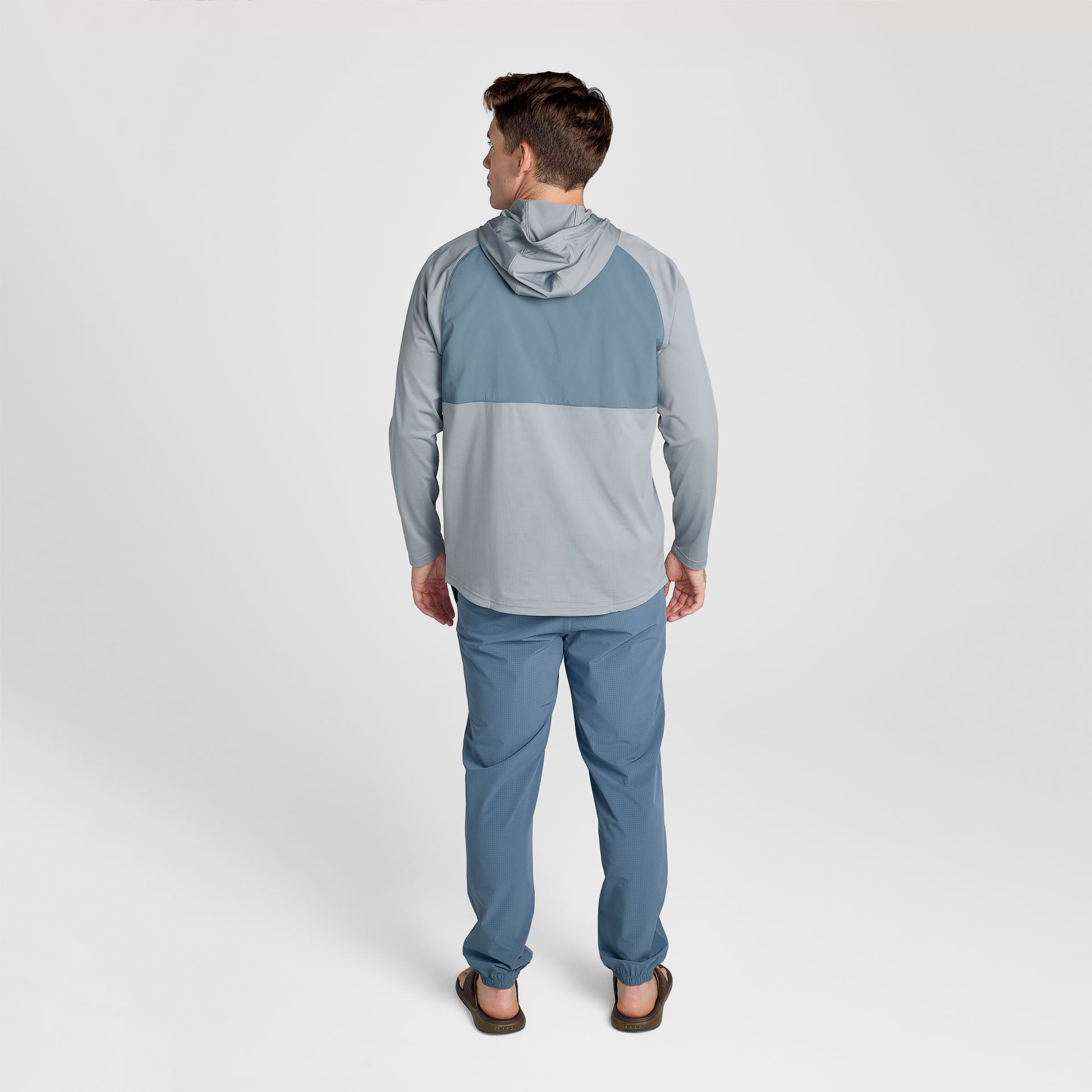 Men’s Long Run Hooded Solar Henley