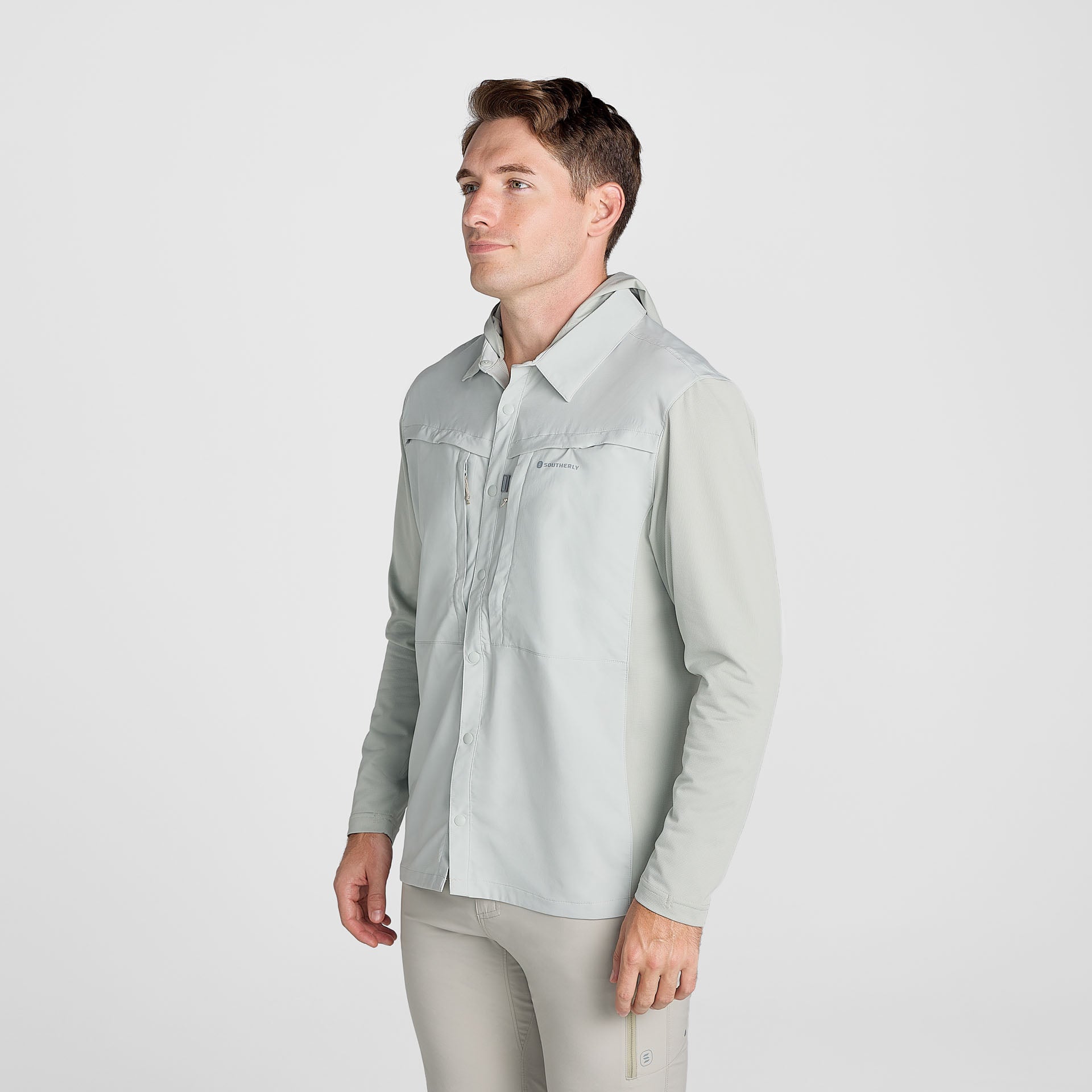 Men’s Long Run Hooded Fishing Shirt