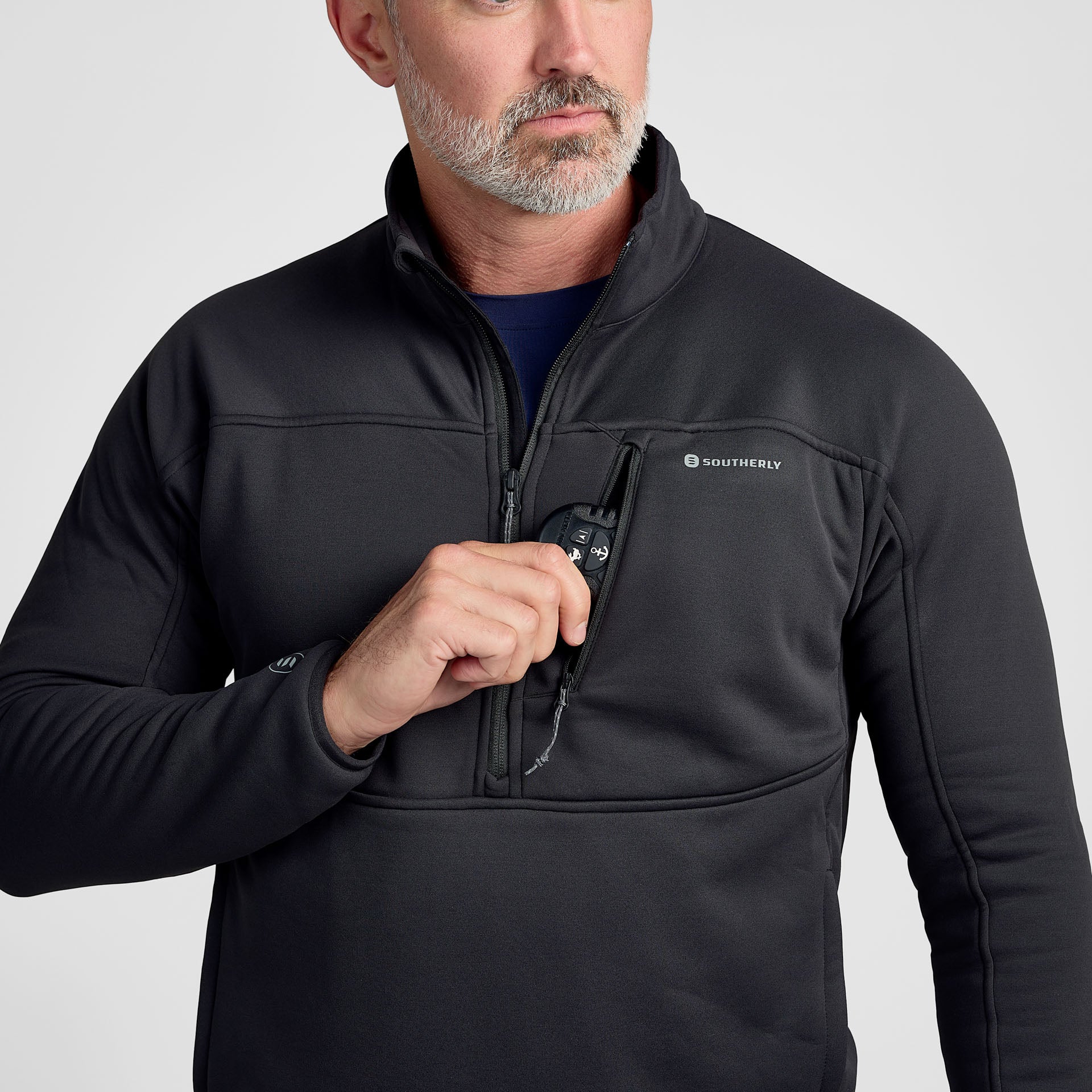 Men&#39;s Current Fleece Top