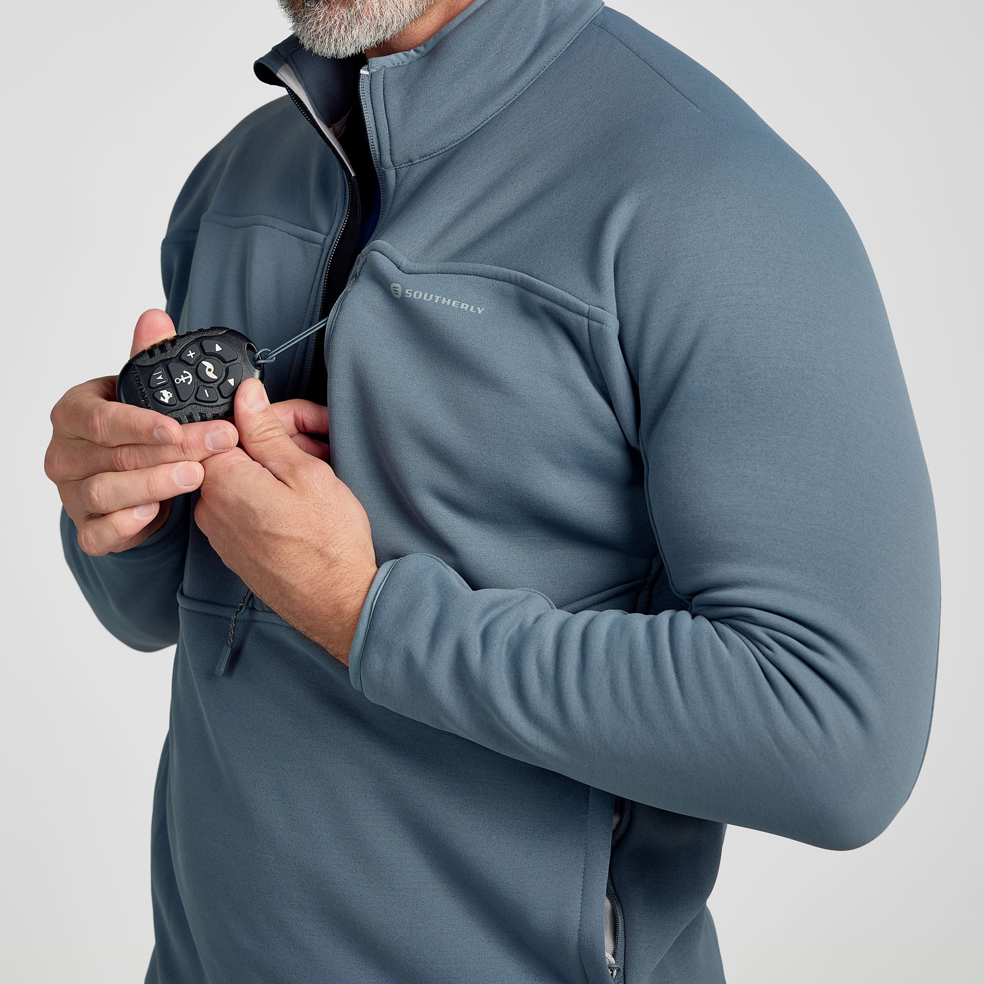 Men&#39;s Current Fleece Top