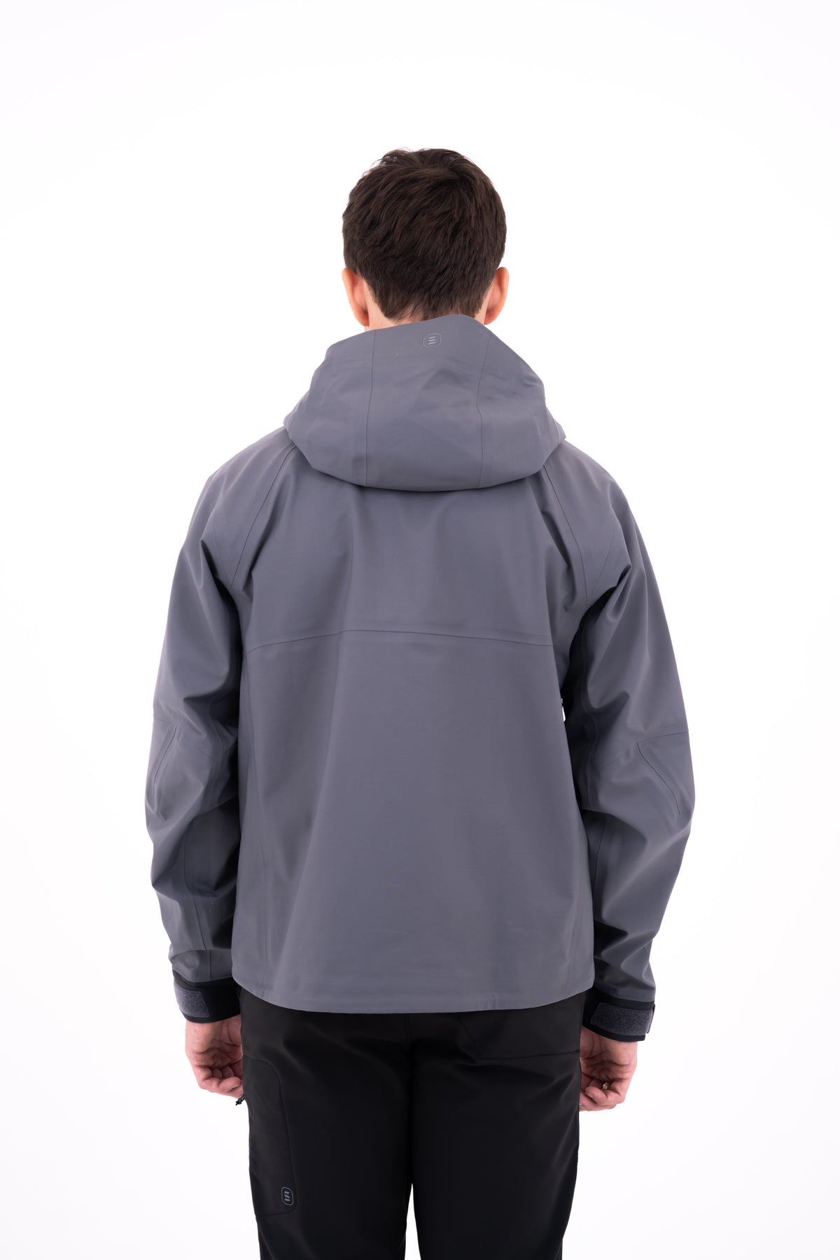 Men's HD Coastal Fishing Jacket in Tempest — studio back view