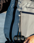 Breakwater Wader — chest pocket and tool attachment detail