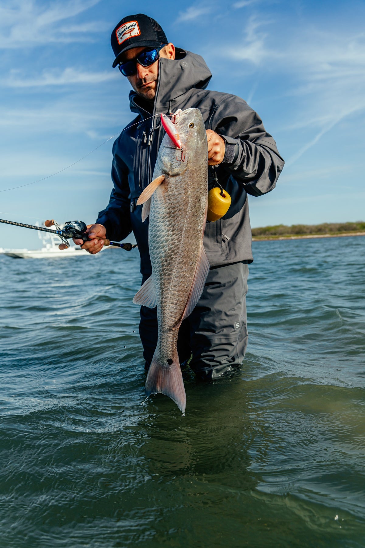 Redfish landed in the HD Coastal Fishing Jacket