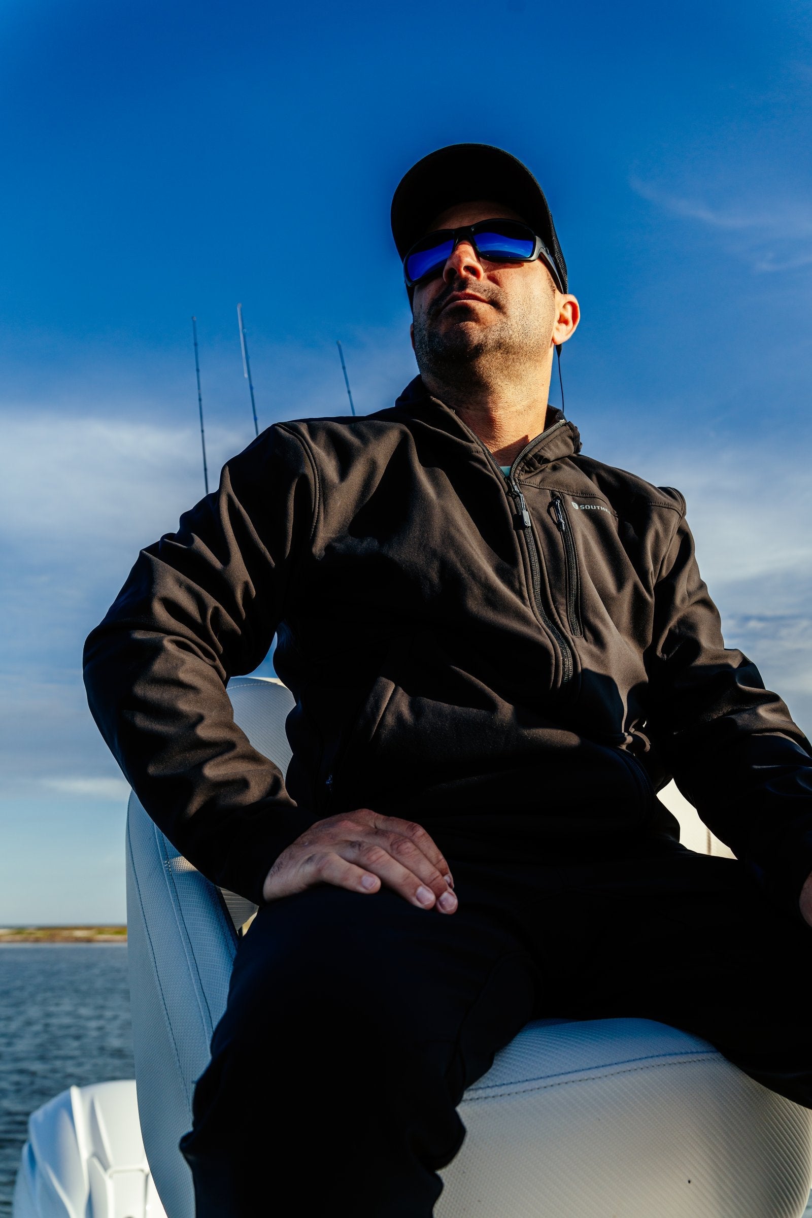 Men's Windward Thermal Hoody in Black