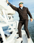 Men's Windward Thermal Pant in Black, full length