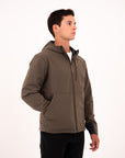 Men's Windward Thermal Hoody in Crocodile — studio side view
