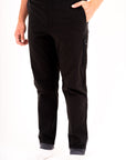 Men's Windward Thermal Pant in Black — studio front view